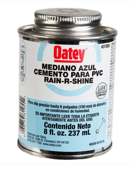 Pegamento para PVC Oatey Azul 237 ml