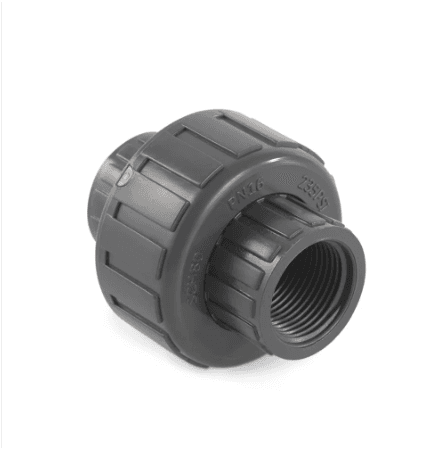 Unión universal con rosca 1" NPT Gris Nicoll