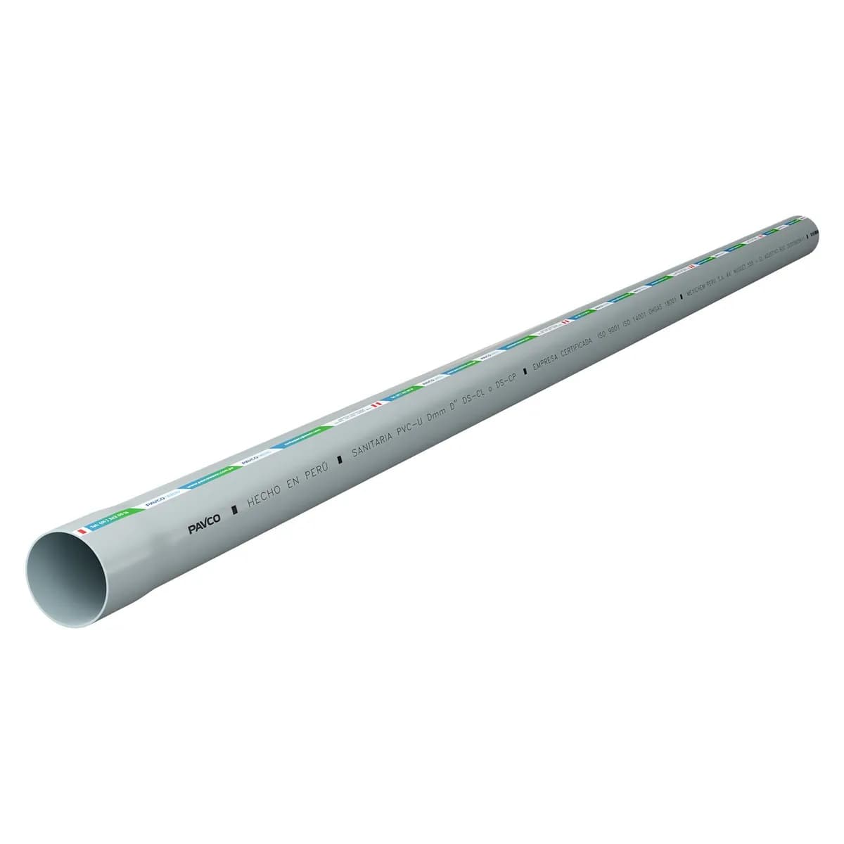 Tubo Desagüe PVC 4" 3m Liviano Pavco